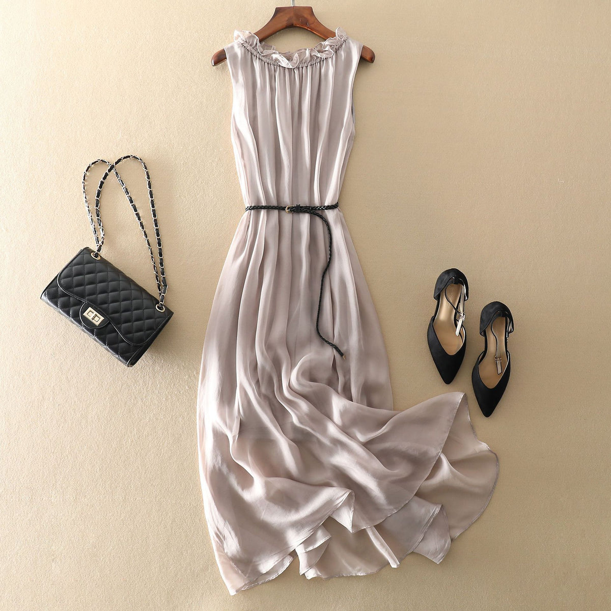 Sleeveless Holiday Vest Dress