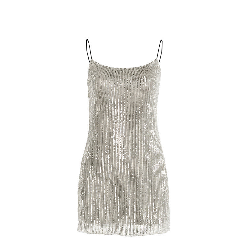 Sequin Slip Dress