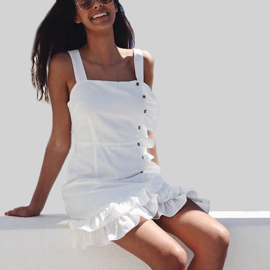 White Strappy Sundress