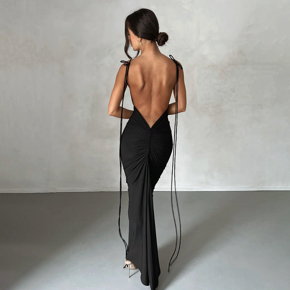 Open Back Slip Nightdress