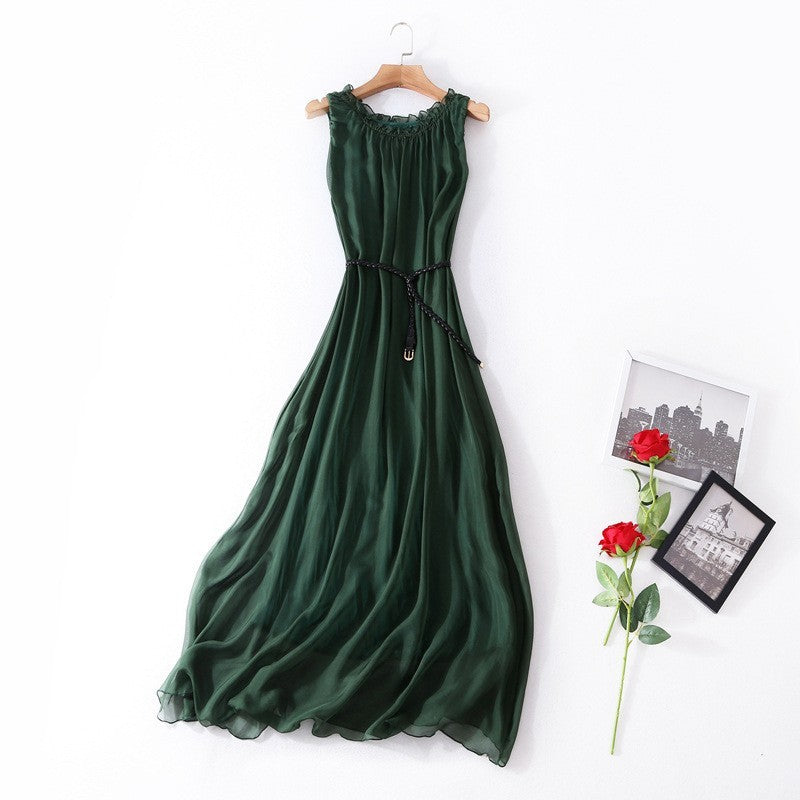 Sleeveless Holiday Vest Dress