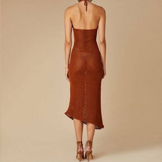 Strappy Open Back Beach Dress