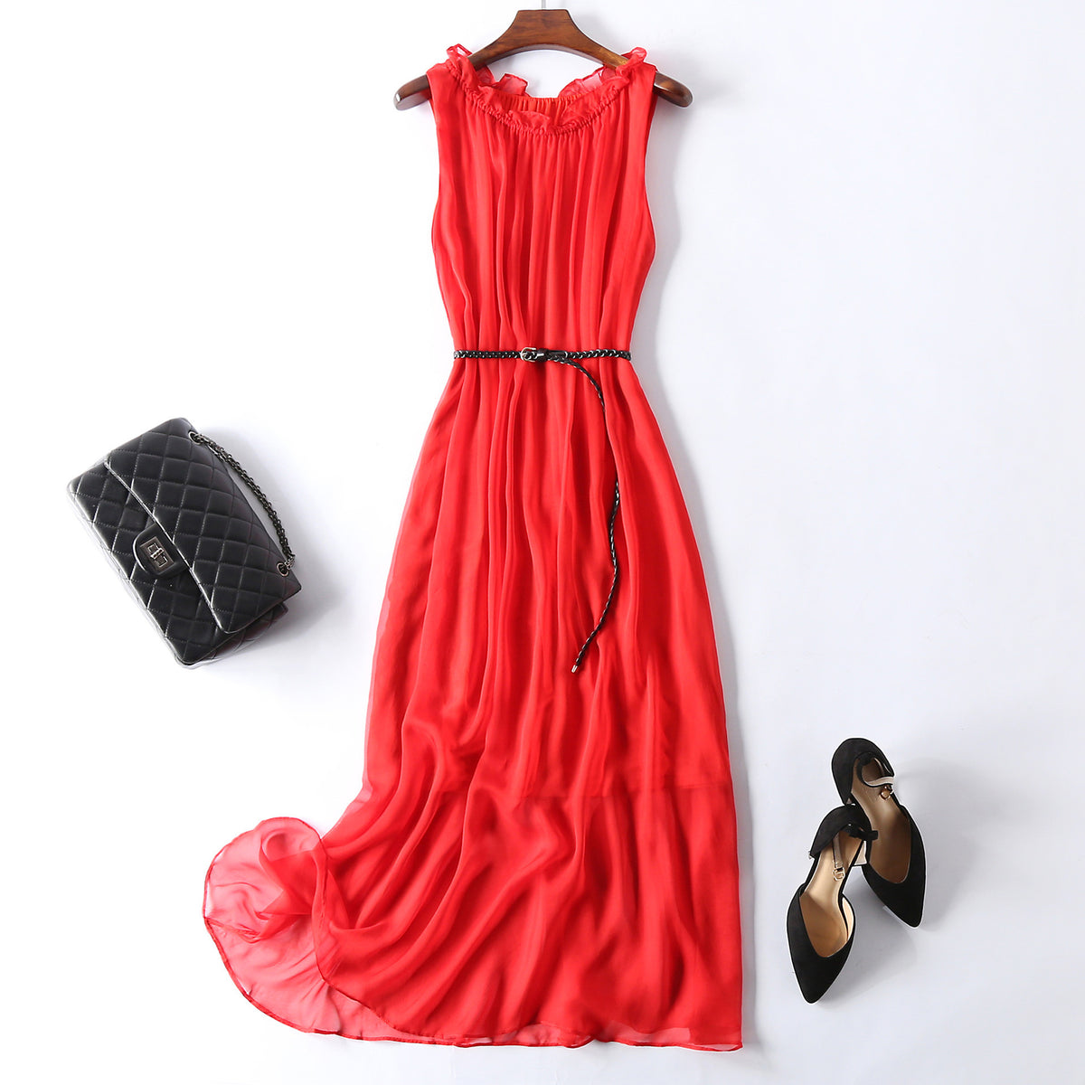 Sleeveless Holiday Vest Dress