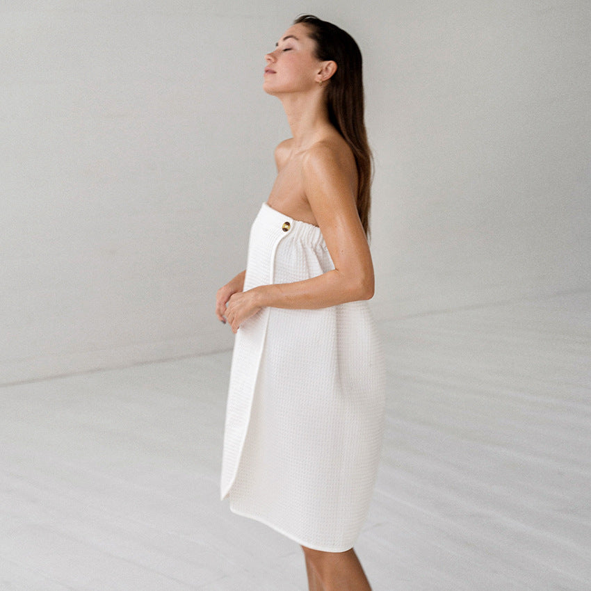 Plaid Boat Neck Slit Nightdress