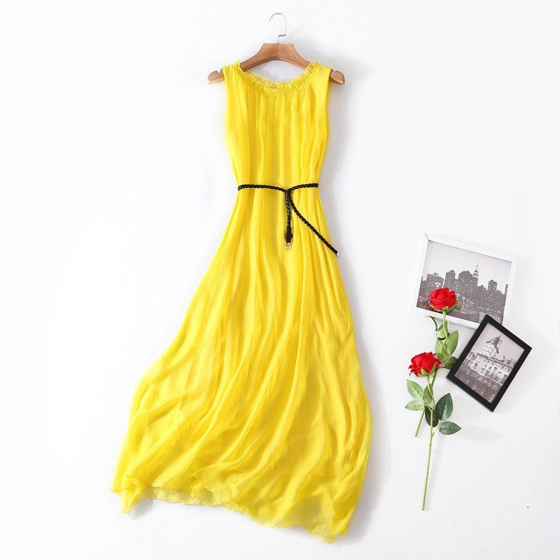 Sleeveless Holiday Vest Dress