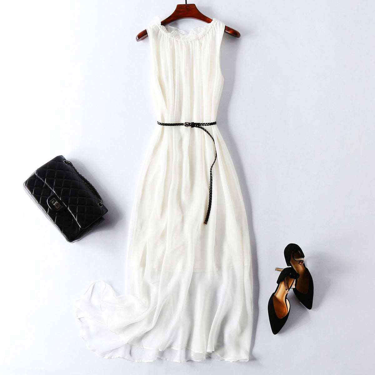 Sleeveless Holiday Vest Dress